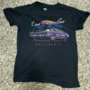 Kids Black Los Angeles Graphic T-Shirt